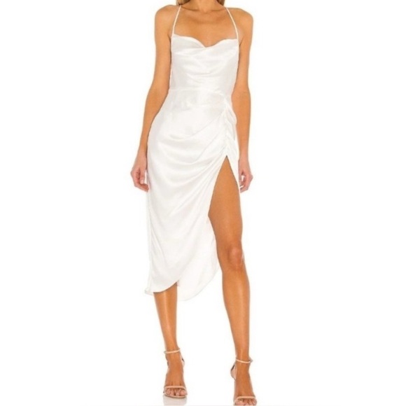 Amanda Uprichard Dresses & Skirts - AMANDA UPRICHARD hassling silk midi dress